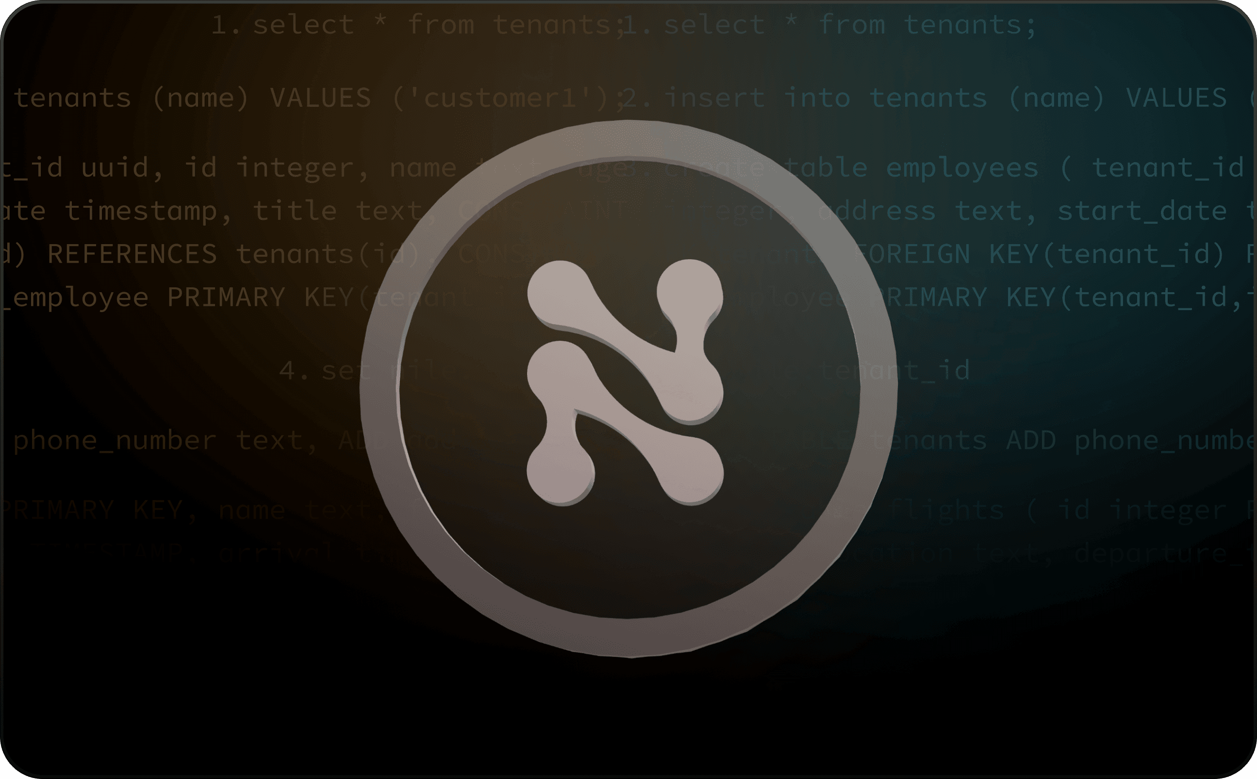 nile logo blue orange gradient with text background